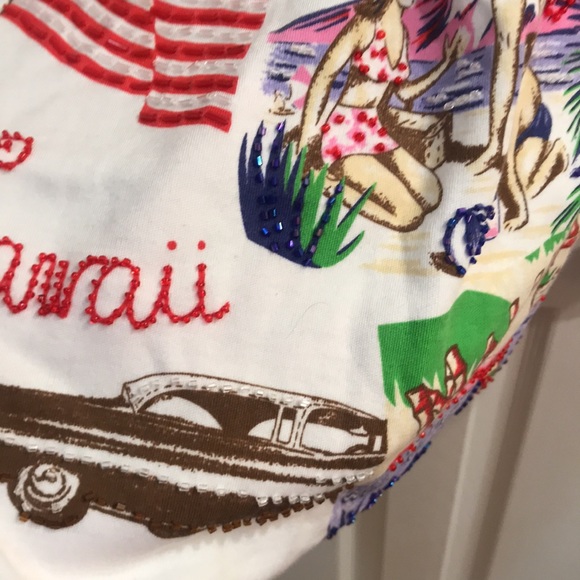 ⚡️FINAL PRICE⚡️ Vintage Pinup Hawaii Summer July Top - Picture 10 of 16